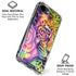 Neon Rainbow Cheetah with Rose by Sheena Pike iPhone 16e Clear Case