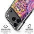 Neon Rainbow Cheetah with Rose by Sheena Pike iPhone 18 Pro Clear Case