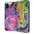 Neon Rainbow Cheetah with Rose by Sheena Pike iPhone 8 Folio Case
