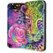 Neon Rainbow Cheetah with Rose by Sheena Pike iPhone SE (2nd & 3rd Gen) Folio Case