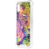 Neon Rainbow Cheetah with Rose by Sheena Pike iPhone XS Clear Case