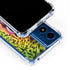 Neon Rainbow Cheetah with Rose by Sheena Pike Moto G 5G (2024) Clear Case
