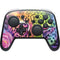 Neon Rainbow Cheetah with Rose by Sheena Pike Nintendo Switch 2 (2025) Pro Controller Skin