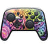 Neon Rainbow Cheetah with Rose by Sheena Pike Nintendo Switch 2 (2025) Pro Controller Skin