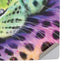 Neon Rainbow Cheetah with Rose by Sheena Pike PS5 Pro Disk Console Skin