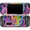 Neon Rainbow Cheetah with Rose by Sheena Pike Steam Deck Handheld Gaming Computer OLED Skin