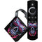 Liquid Blue Neon Skull with Glasses Amazon Fire TV Skin
