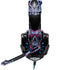 Liquid Blue Neon Skull with Glasses BENGOO G9000 Skin