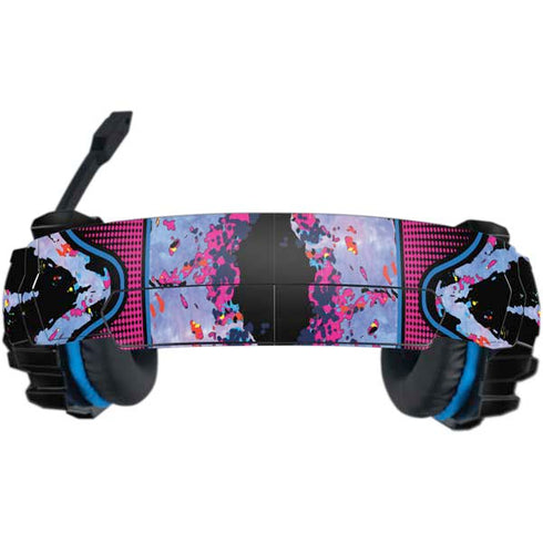 Liquid Blue Neon Skull with Glasses BENGOO G9000 Skin