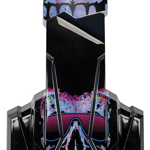 Liquid Blue Neon Skull with Glasses BENGOO G9000 Skin