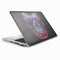 Liquid Blue Neon Skull with Glasses HP Elitebook Skin