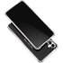 Liquid Blue Neon Skull with Glasses Gabb Phone 4 Clear Case