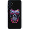 Liquid Blue Neon Skull with Glasses Galaxy A35 5G Skin