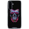 Liquid Blue Neon Skull with Glasses Galaxy A36 5G Clear Case