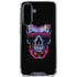 Liquid Blue Neon Skull with Glasses Galaxy A36 5G Clear Case