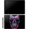 Liquid Blue Neon Skull with Glasses Galaxy Book 12in Skin