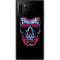 Liquid Blue Neon Skull with Glasses Galaxy Note 10 Plus Skin