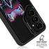 Liquid Blue Neon Skull with Glasses Galaxy S24 FE Kickstand Case