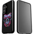 Liquid Blue Neon Skull with Glasses Galaxy S25 Impact Case