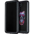Liquid Blue Neon Skull with Glasses Galaxy S24 Plus Waterproof Case
