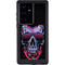 Liquid Blue Neon Skull with Glasses Galaxy S24 Ultra Waterproof Case
