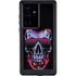 Liquid Blue Neon Skull with Glasses Galaxy S24 Ultra Waterproof Case