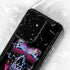 Liquid Blue Neon Skull with Glasses Galaxy S24 Ultra Waterproof Case