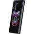 Liquid Blue Neon Skull with Glasses Galaxy Z Fold5 5G Skin