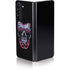 Liquid Blue Neon Skull with Glasses Galaxy Z Fold5 5G Skin