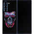 Liquid Blue Neon Skull with Glasses Galaxy Z Fold6 Skin
