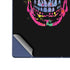 Liquid Blue Neon Skull with Glasses Galaxy Z Fold6 Skin
