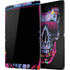 Liquid Blue Neon Skull with Glasses iPad Skins