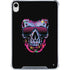 Liquid Blue Neon Skull with Glasses iPad 11th Gen (2025) Clear Case