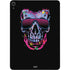 Liquid Blue Neon Skull with Glasses Apple iPad Air Skin