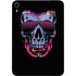 Liquid Blue Neon Skull with Glasses Apple iPad Mini Skin