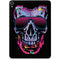 Liquid Blue Neon Skull with Glasses Apple iPad Pro Skin