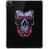 Liquid Blue Neon Skull with Glasses iPad Pro 11in (2024) Clear Case