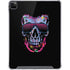 Liquid Blue Neon Skull with Glasses iPad Cases