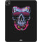 Liquid Blue Neon Skull with Glasses iPad Pro 13in M4 (2024) Skin