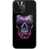 Liquid Blue Neon Skull with Glasses iPhone 15 Pro Max Skin