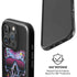 Liquid Blue Neon Skull with Glasses iPhone 16 Pro Magsafe Impact Case