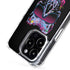 Liquid Blue Neon Skull with Glasses iPhone 16 Pro Max MagSafe Case