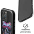 Liquid Blue Neon Skull with Glasses iPhone 16 Pro Max Magsafe Impact Case