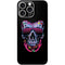 Liquid Blue Neon Skull with Glasses iPhone 16 Pro Max Skin