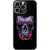 Liquid Blue Neon Skull with Glasses iPhone 16 Pro Max Skin
