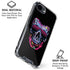 Liquid Blue Neon Skull with Glasses iPhone 16e Clear Case