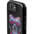 Liquid Blue Neon Skull with Glasses iPhone 16e Impact Case