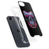 Liquid Blue Neon Skull with Glasses iPhone 16e MagSafe Case