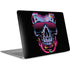 Liquid Blue Neon Skull with Glasses Apple MacBook Air Skin
