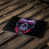 Liquid Blue Neon Skull with Glasses Apple MacBook Air Skin